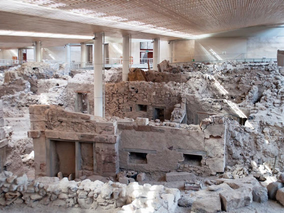 Akrotiri Excavations - Santorini